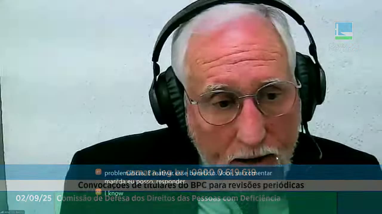 Vídeo do evento em 1:22:12