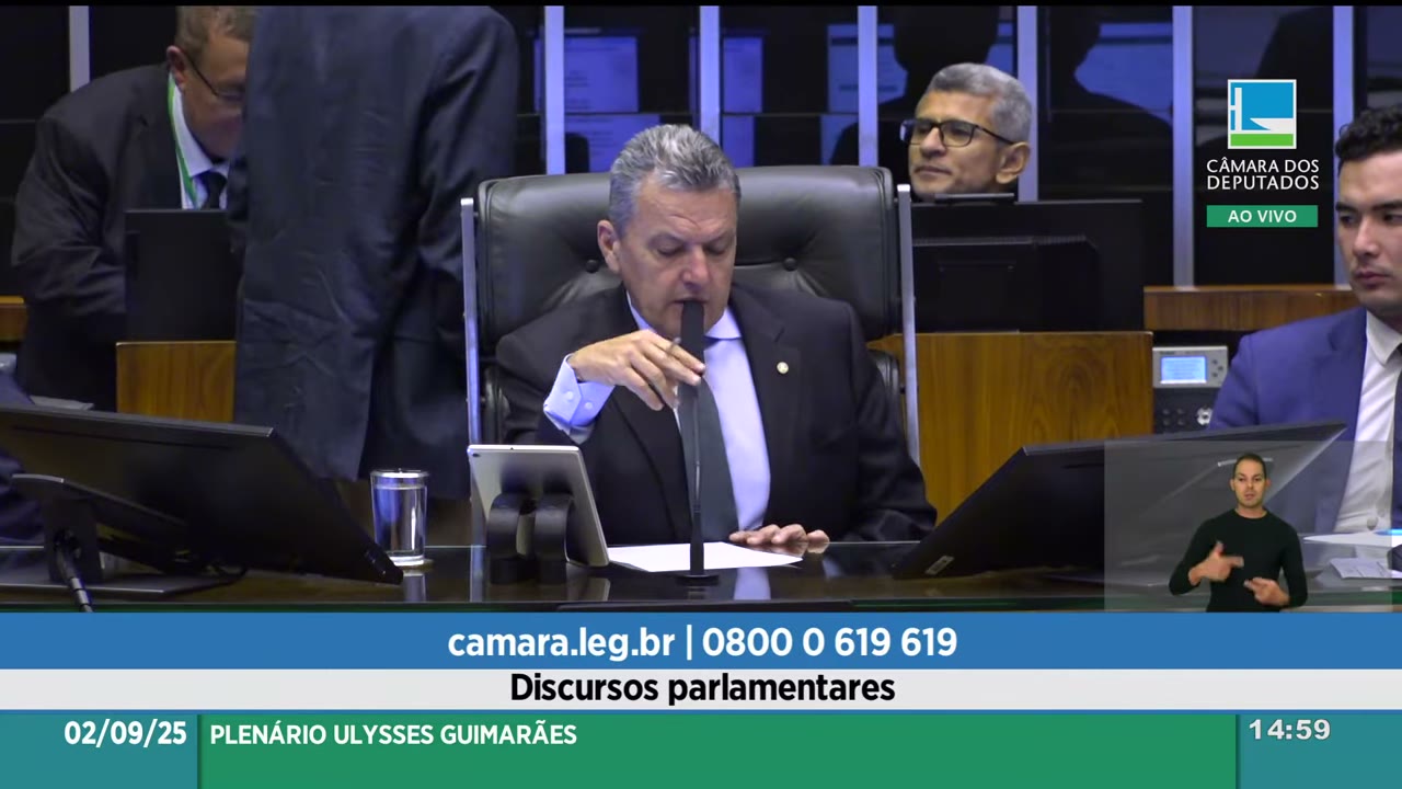 Vídeo do evento em 58:08