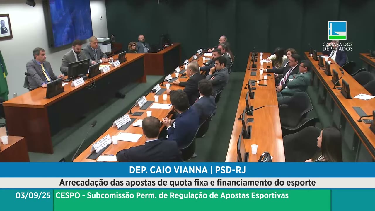 Vídeo do evento em 1:05:39