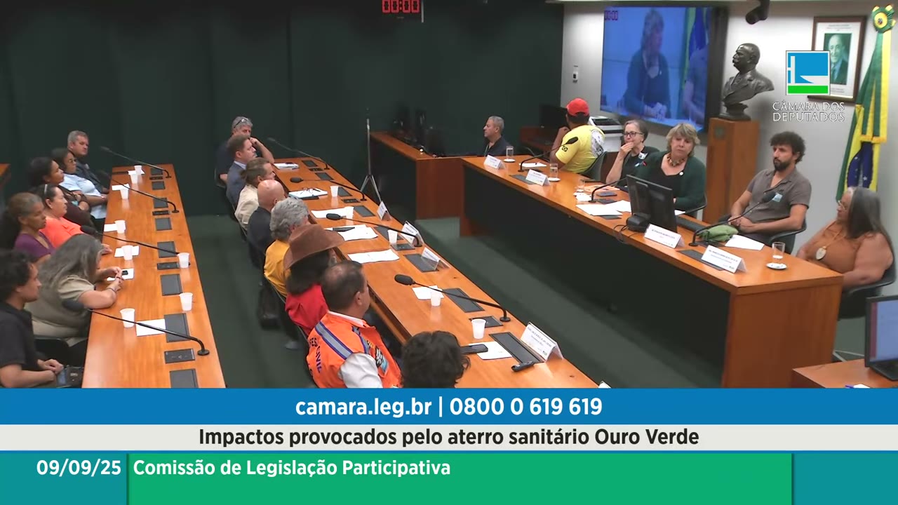 Vídeo do evento em 1:07:18