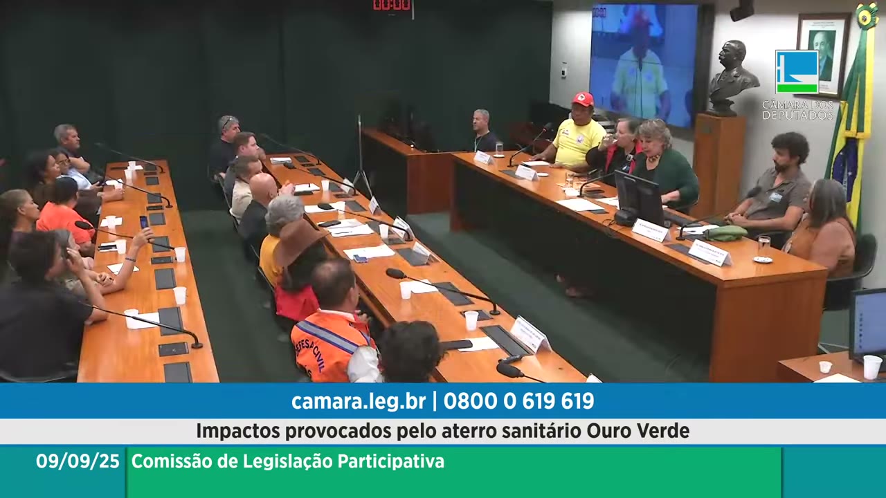Vídeo do evento em 1:45:16