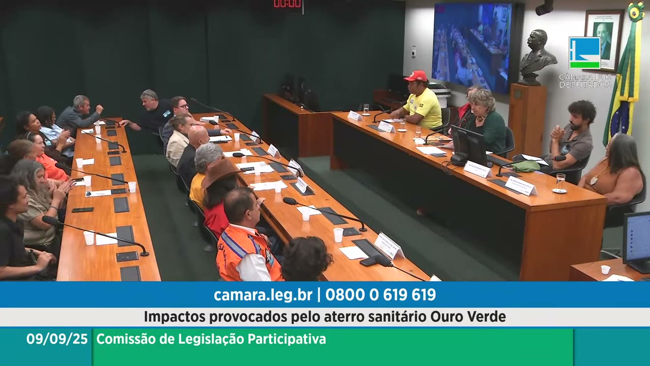 Vídeo do evento em 2:01:05