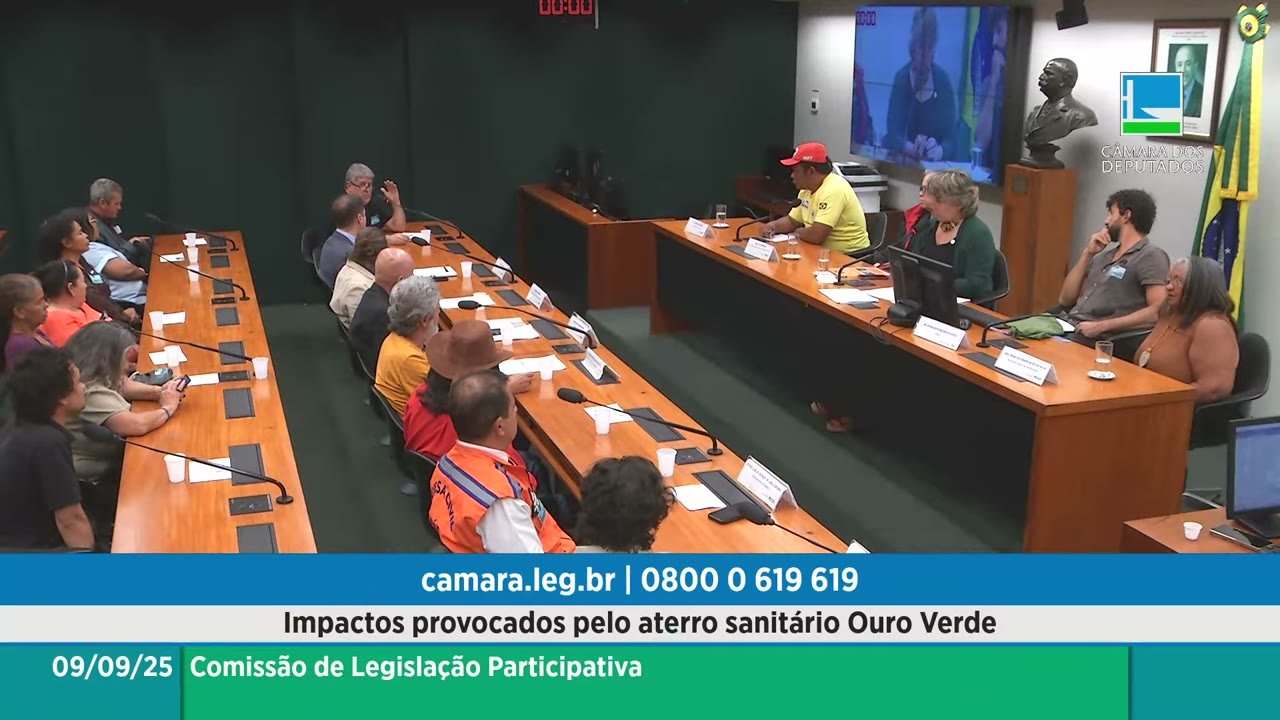 Vídeo do evento em 2:03:15