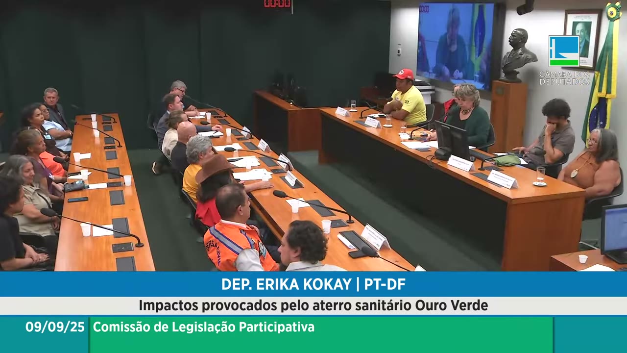 Vídeo do evento em 2:09:20