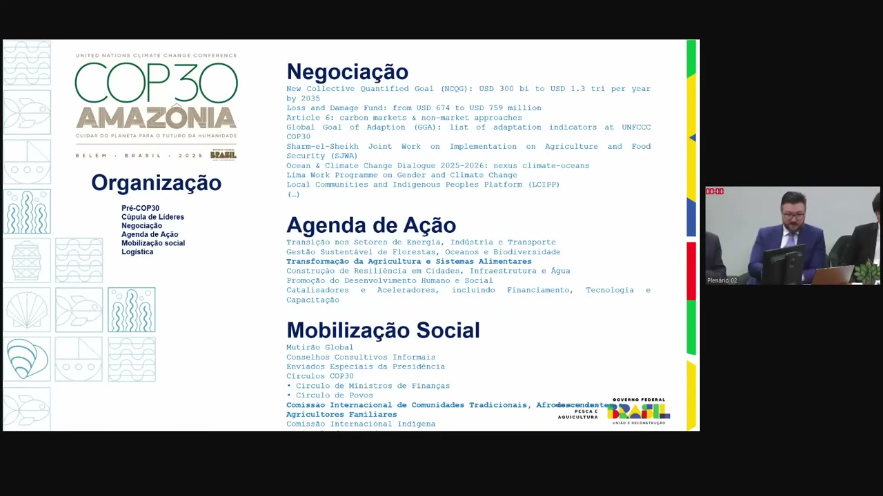 Vídeo do evento em 41:38