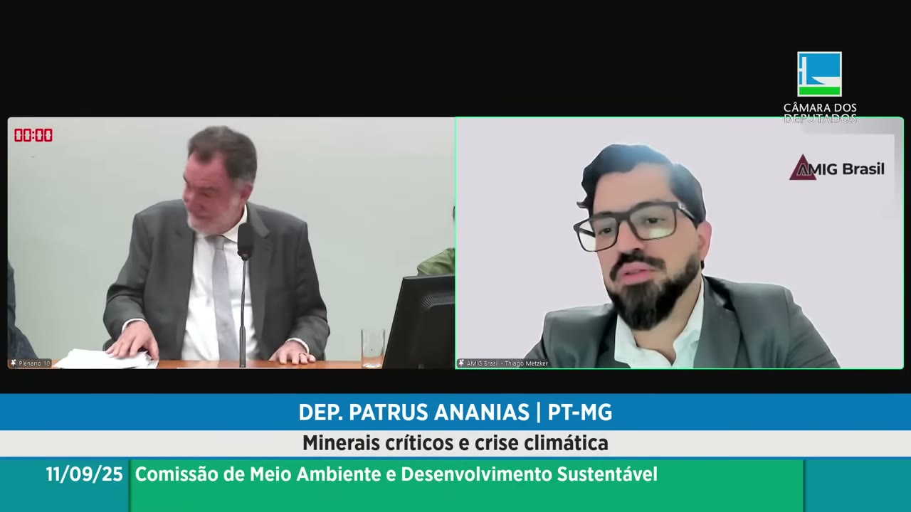 Vídeo do evento em 1:13:56