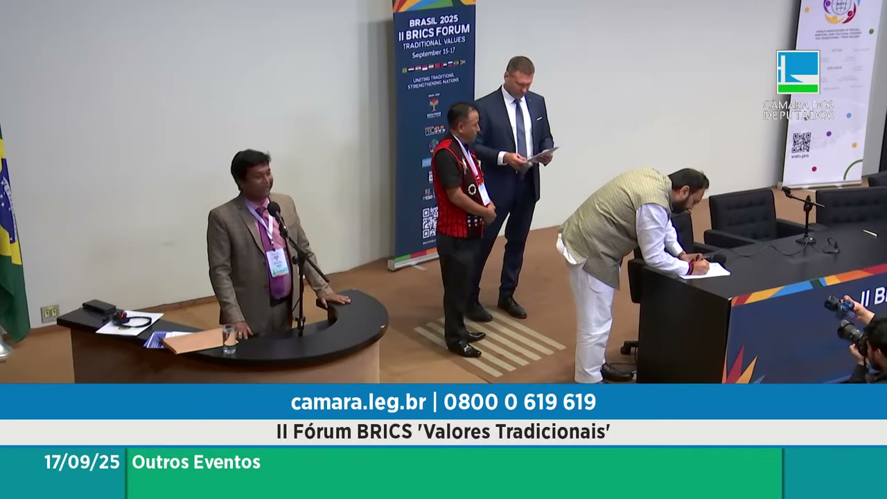 Vídeo do evento em 46:13