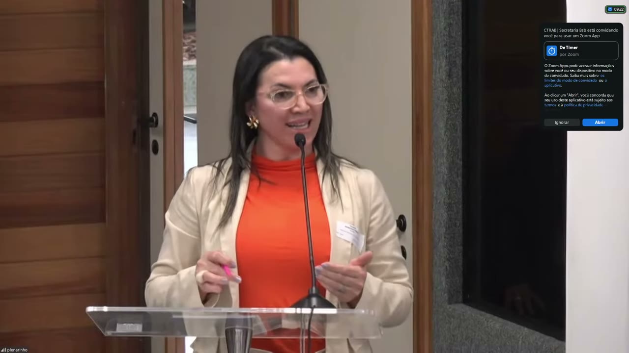 Vídeo do evento em 1:02:57