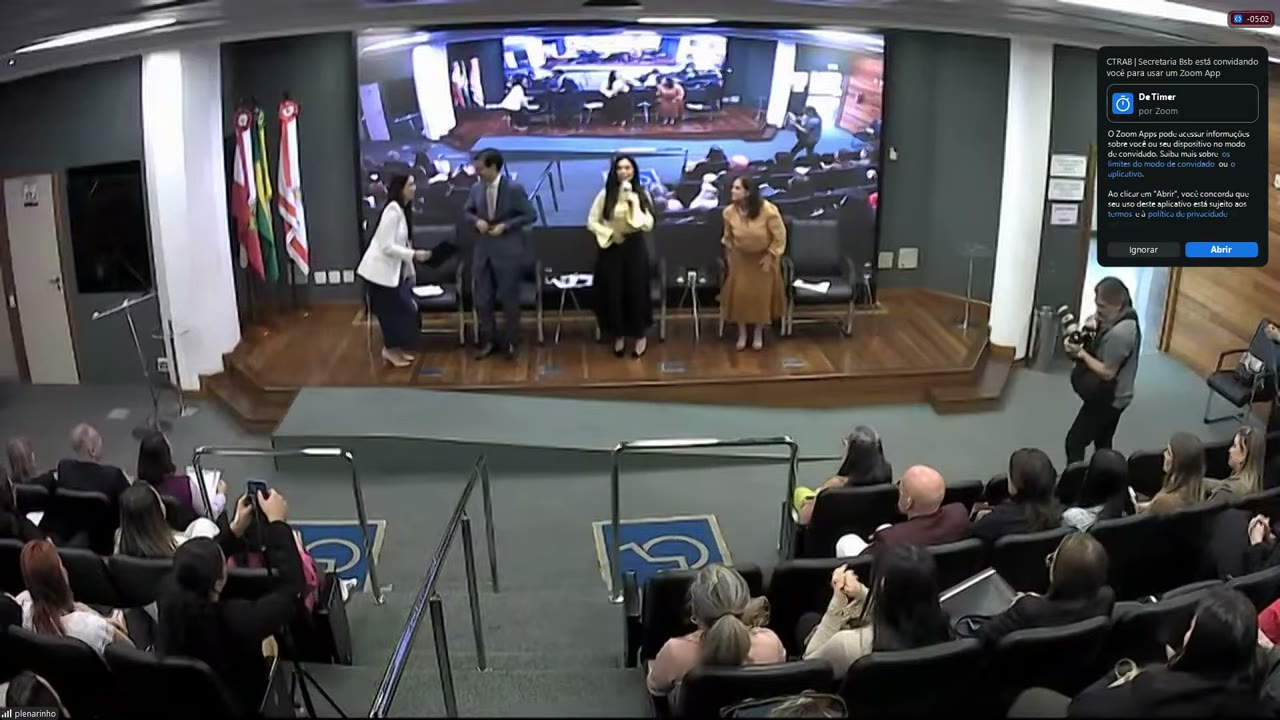 Vídeo do evento em 1:20:52