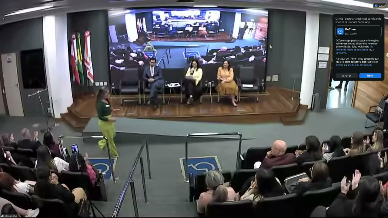 Vídeo do evento em 1:36:31