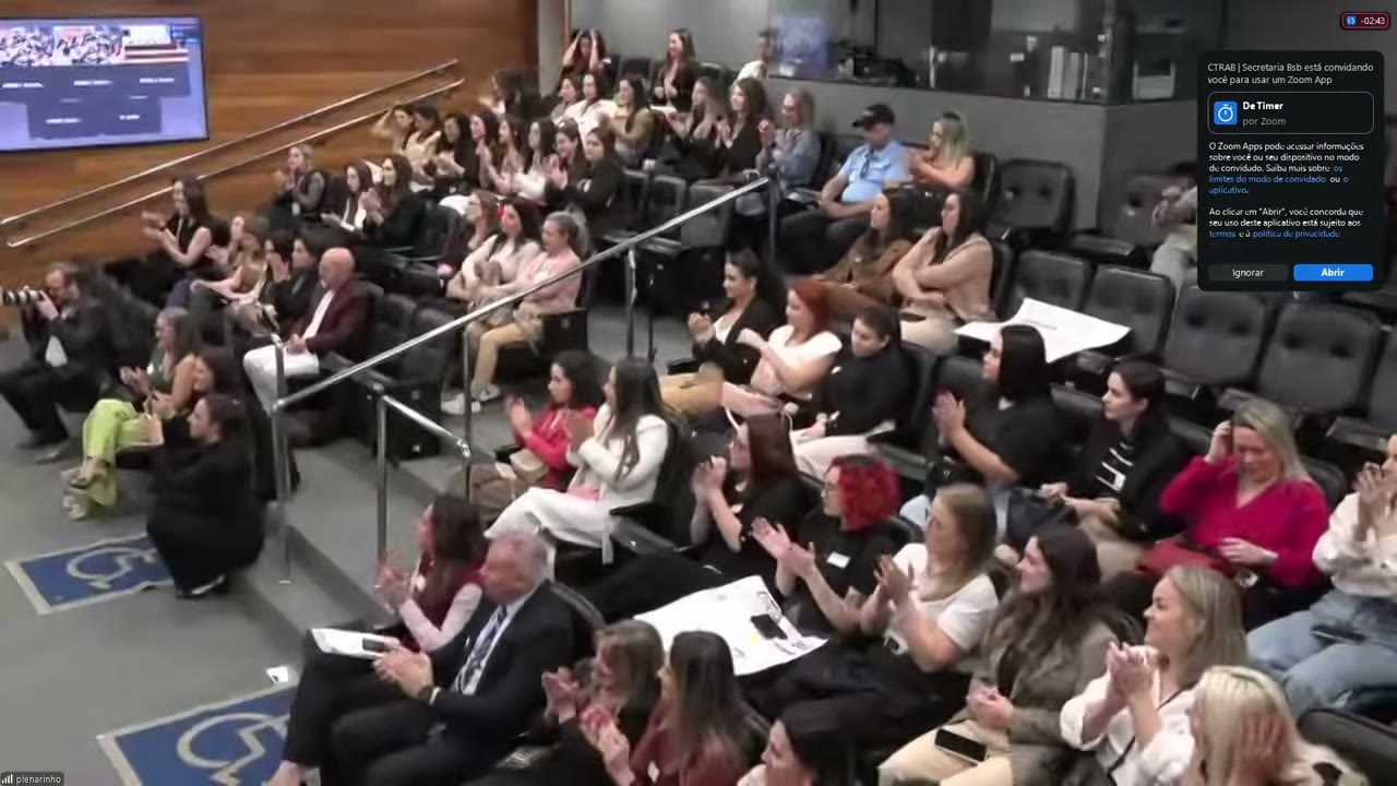 Vídeo do evento em 1:41:46