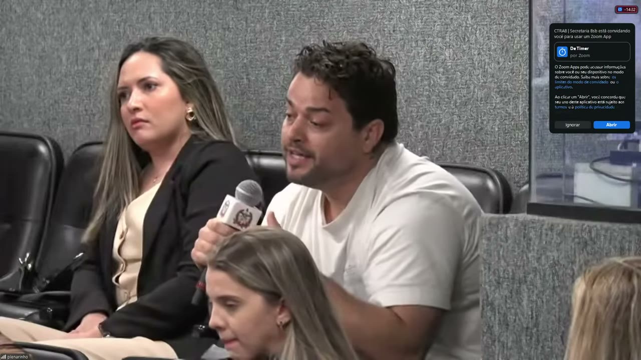 Vídeo do evento em 1:53:35