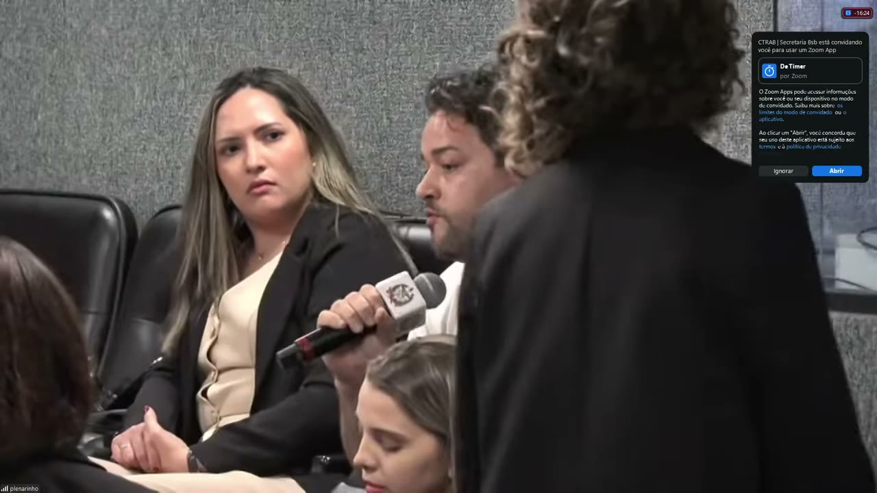 Vídeo do evento em 1:55:27