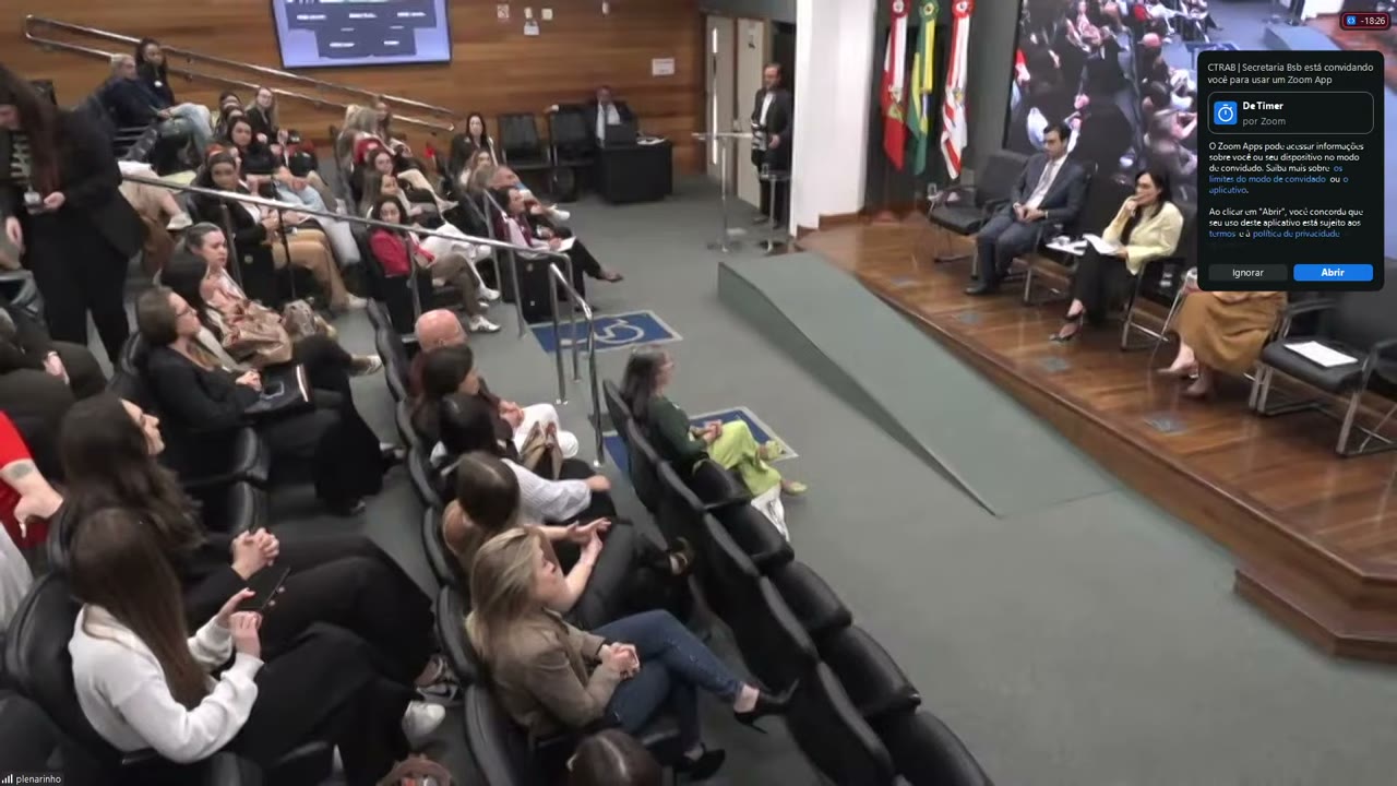 Vídeo do evento em 1:57:29