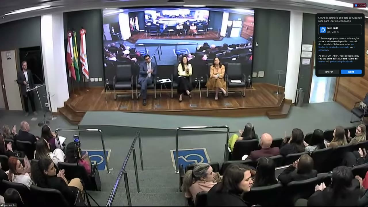 Vídeo do evento em 1:59:37