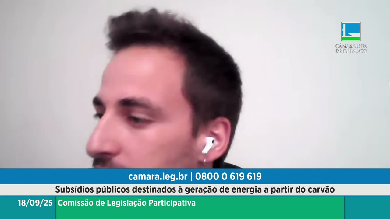 Vídeo do evento em 1:09:33
