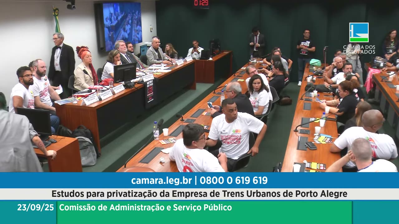 Vídeo do evento em 1:45:18