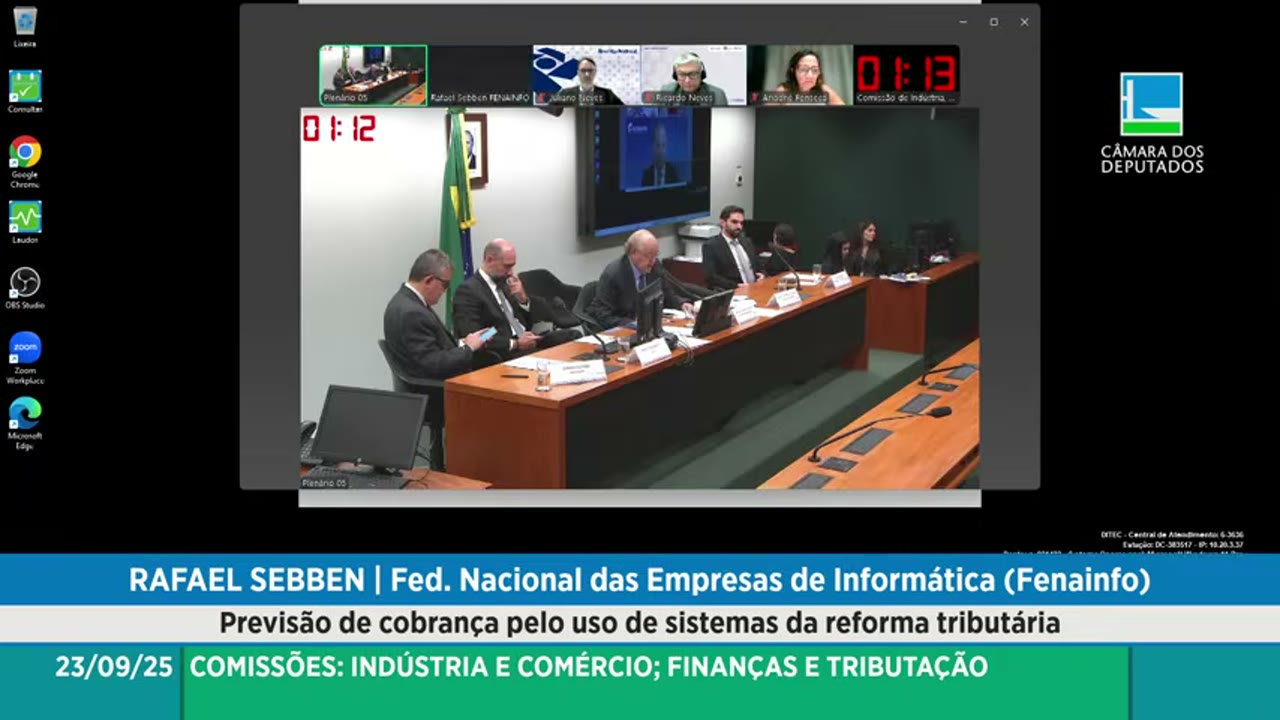 Vídeo do evento em 1:55:03