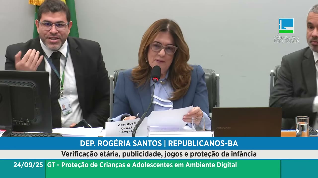 Vídeo do evento em 1:05:43
