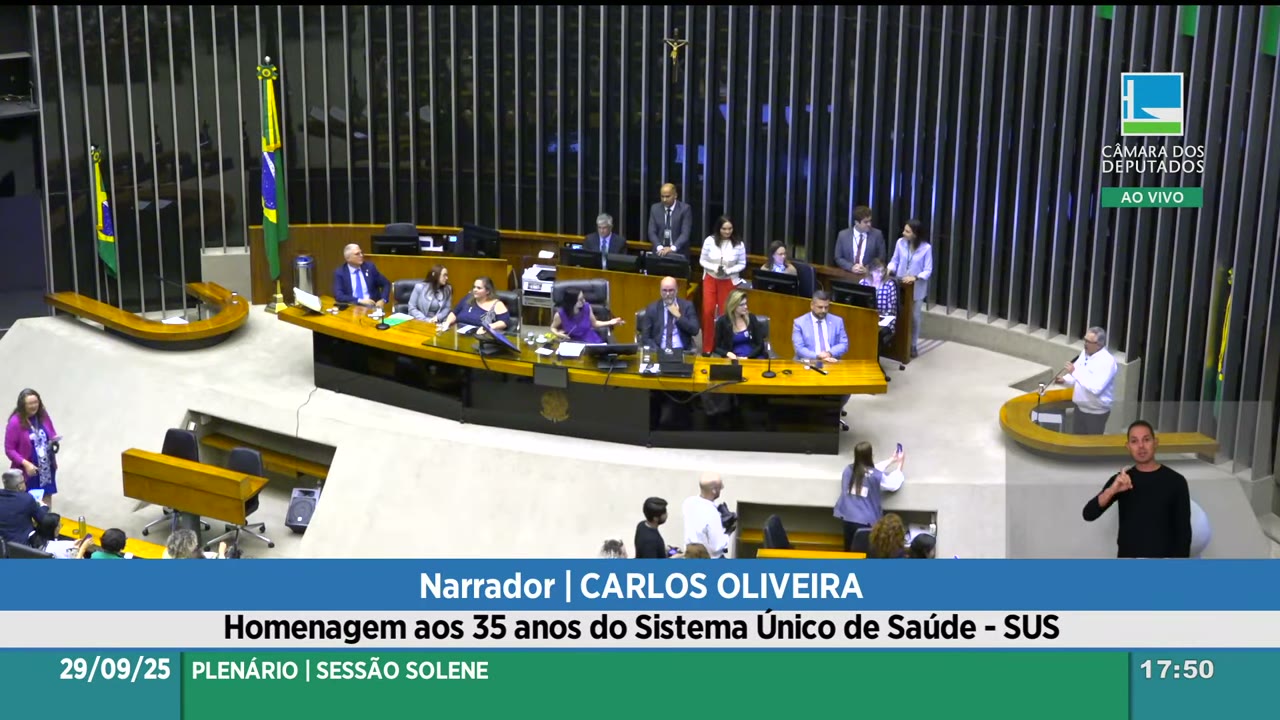 Vídeo do evento em 1:05:16