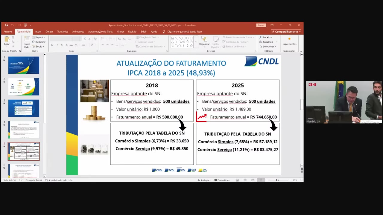 Vídeo do evento em 21:17