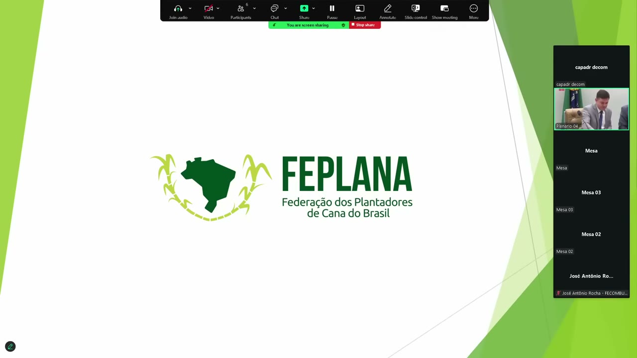 Vídeo do evento em 9:09
