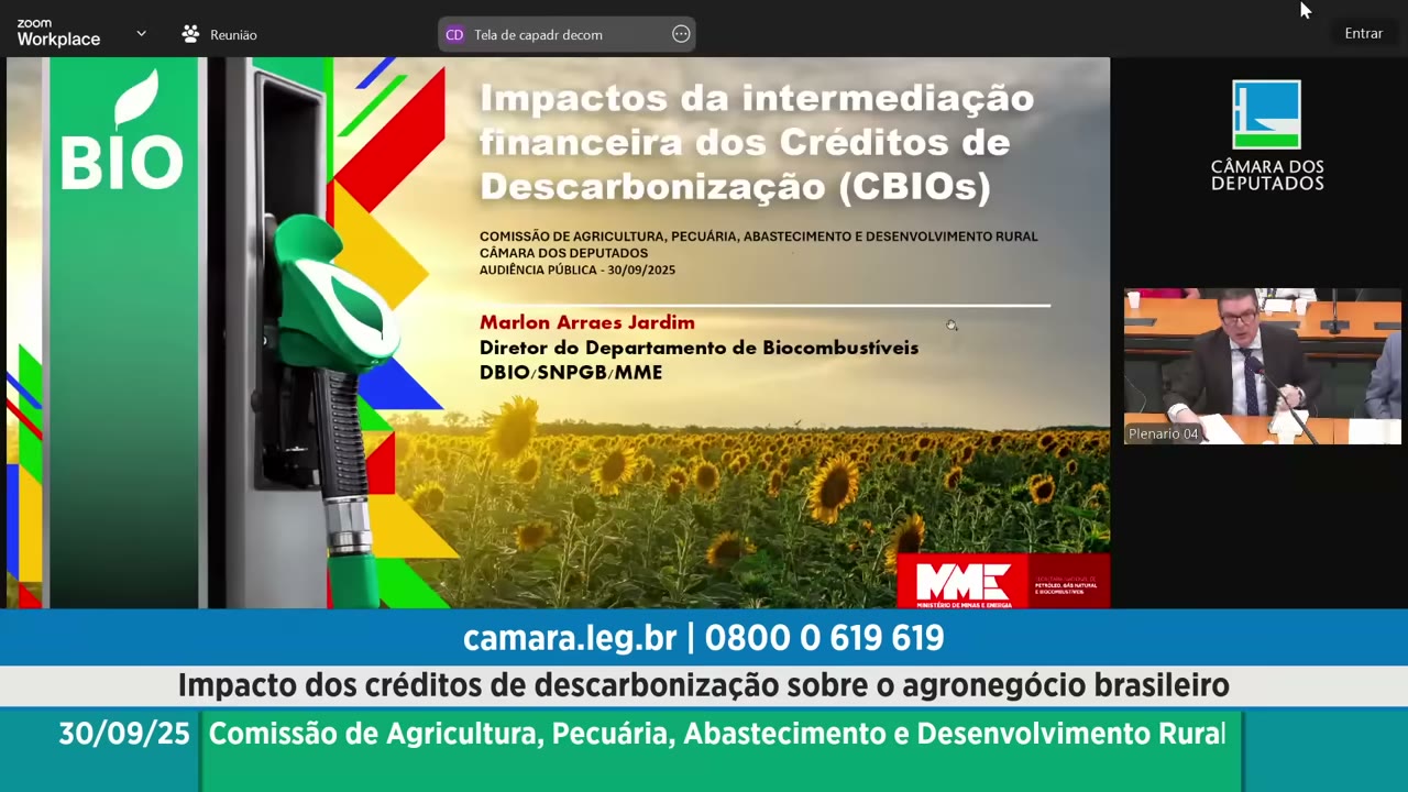 Vídeo do evento em 18:30