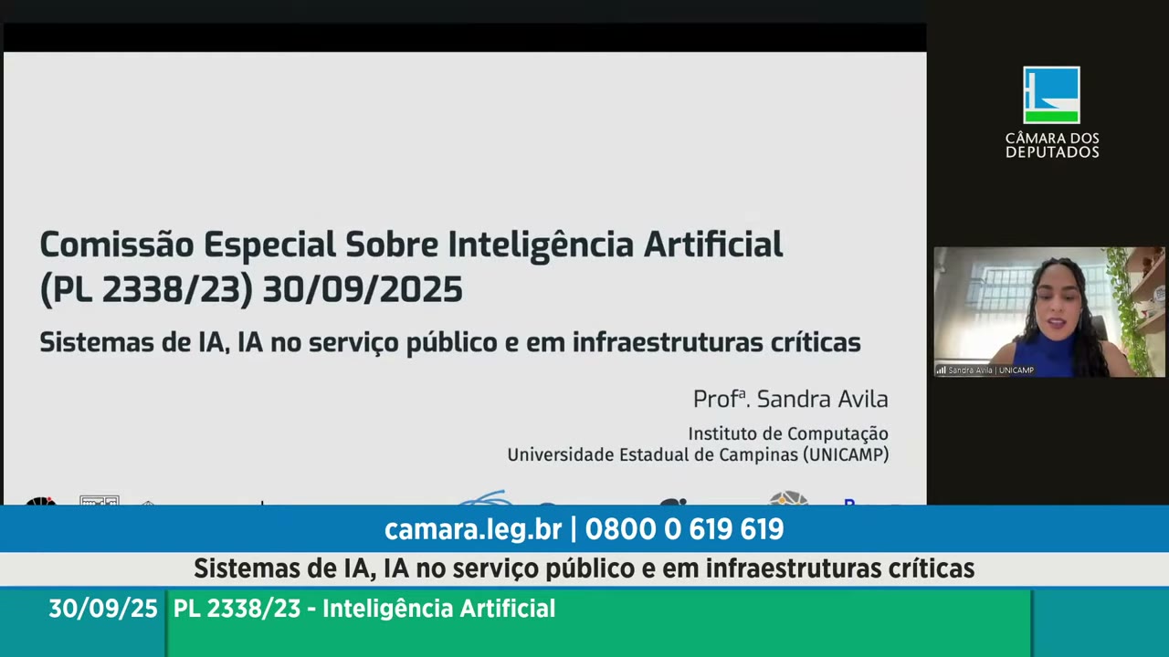 Vídeo do evento em 1:19:09