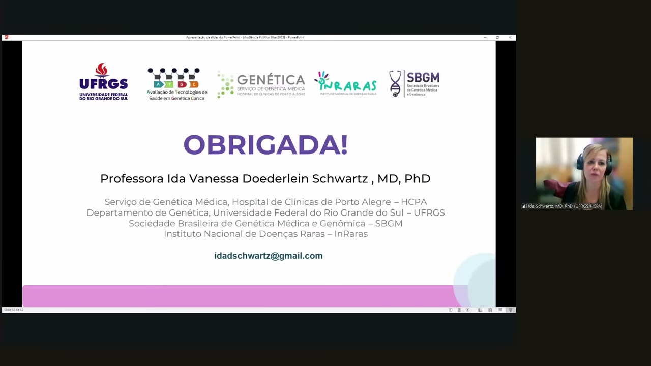 Vídeo do evento em 22:52
