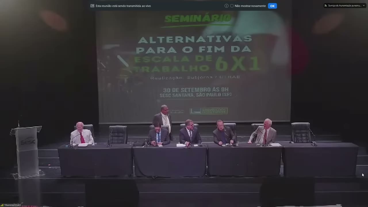 Vídeo do evento em 0:44