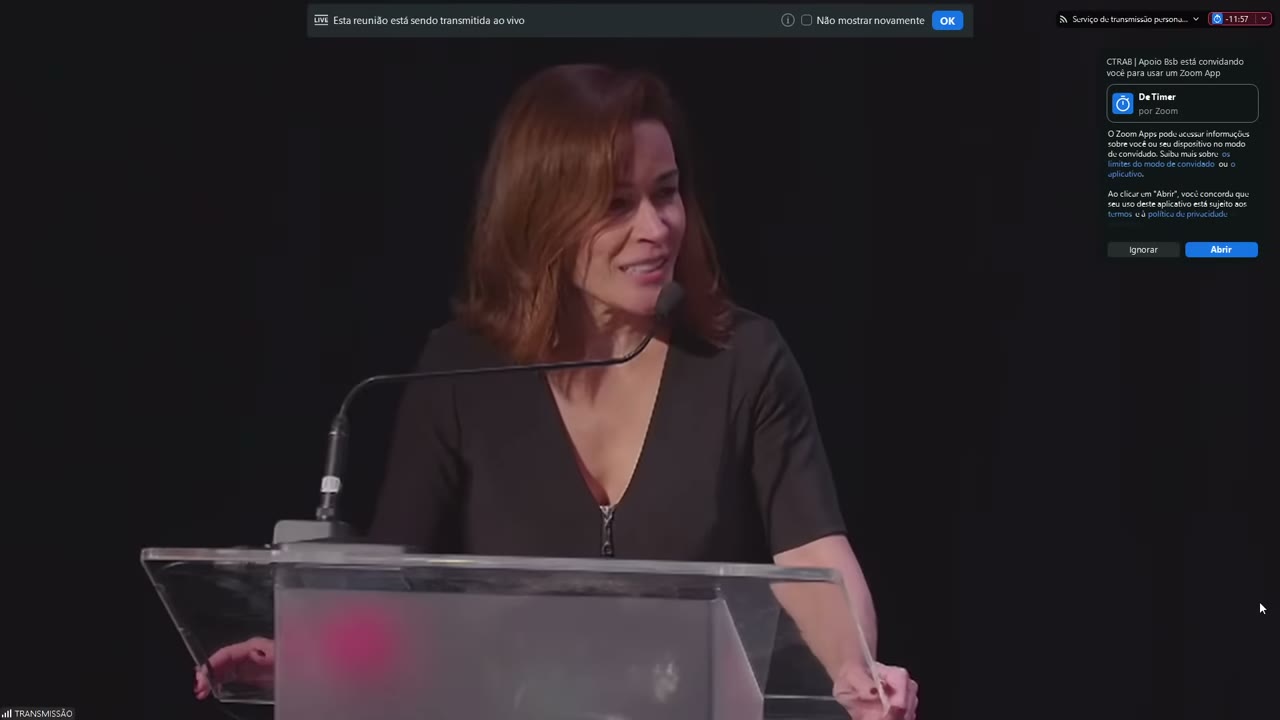 Vídeo do evento em 1:12:50