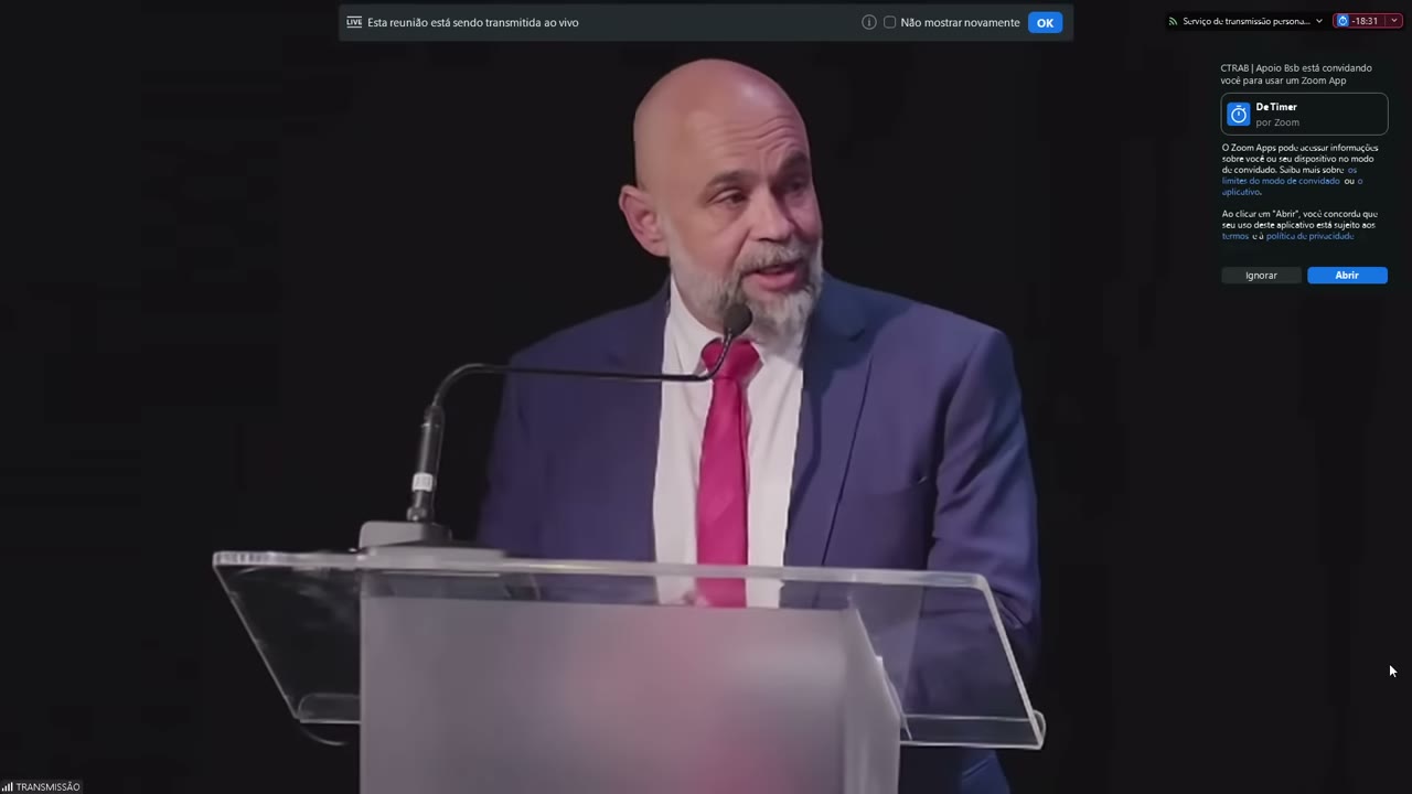 Vídeo do evento em 1:19:24