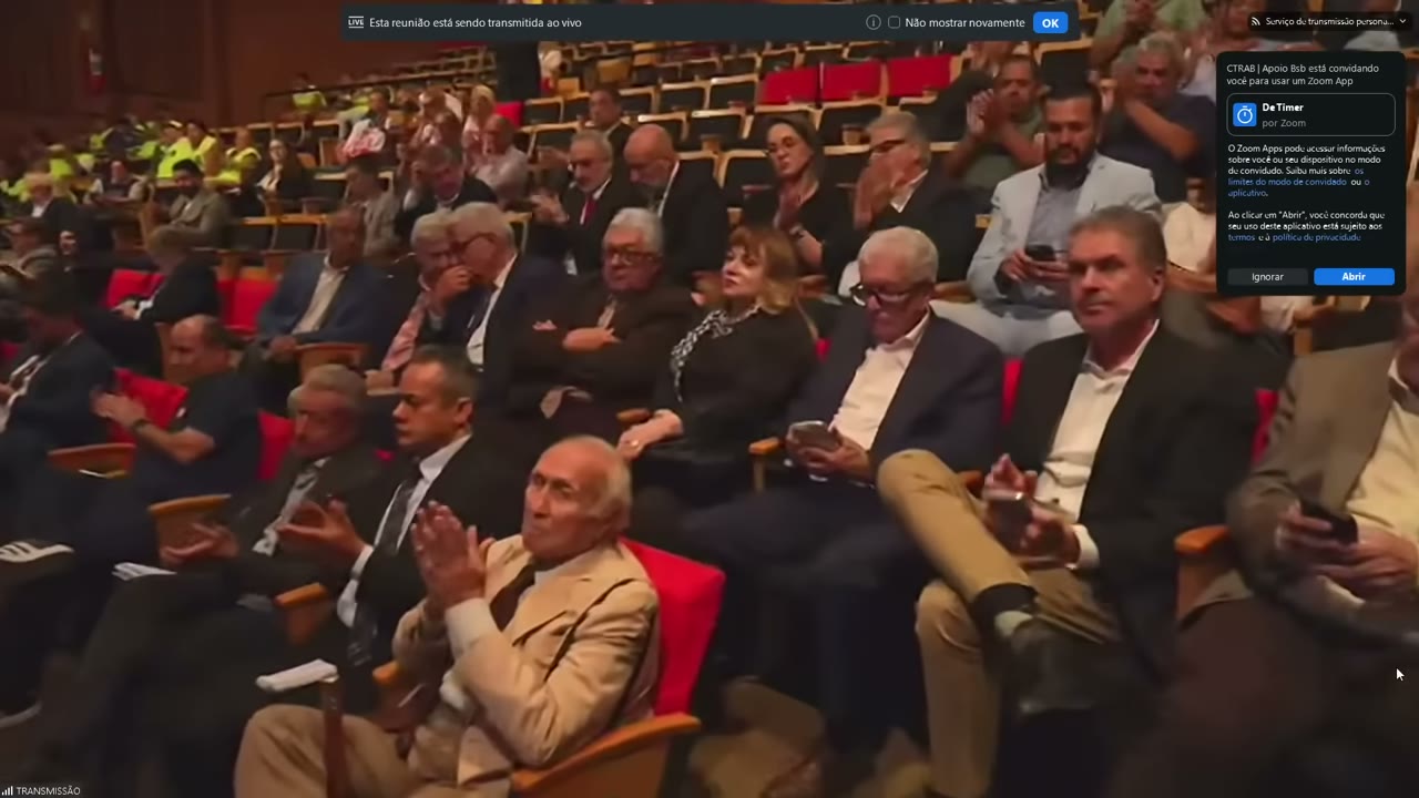 Vídeo do evento em 1:29:48