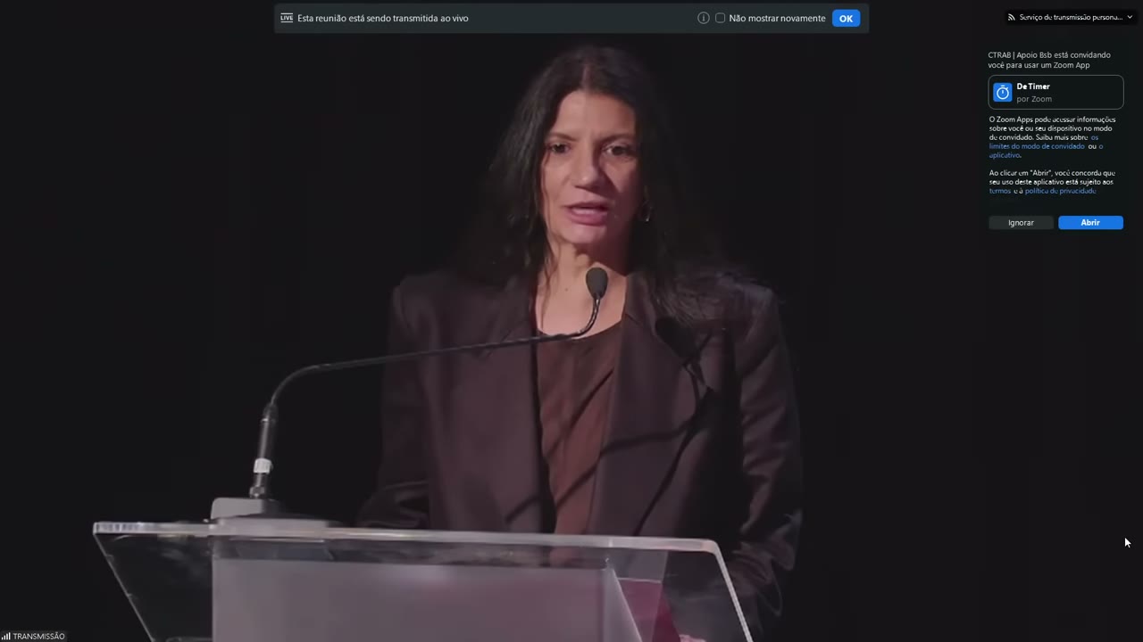 Vídeo do evento em 1:54:33