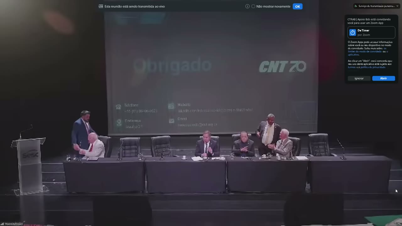 Vídeo do evento em 2:08:08