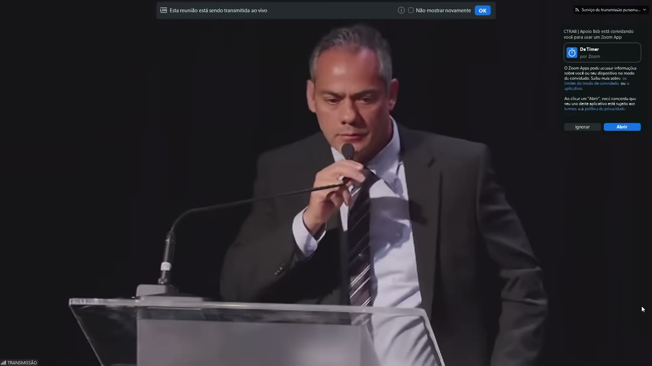 Vídeo do evento em 2:08:39