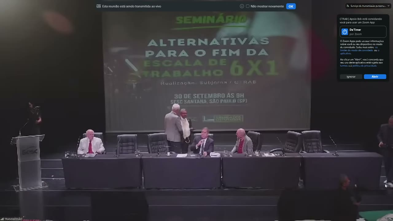 Vídeo do evento em 2:50:24