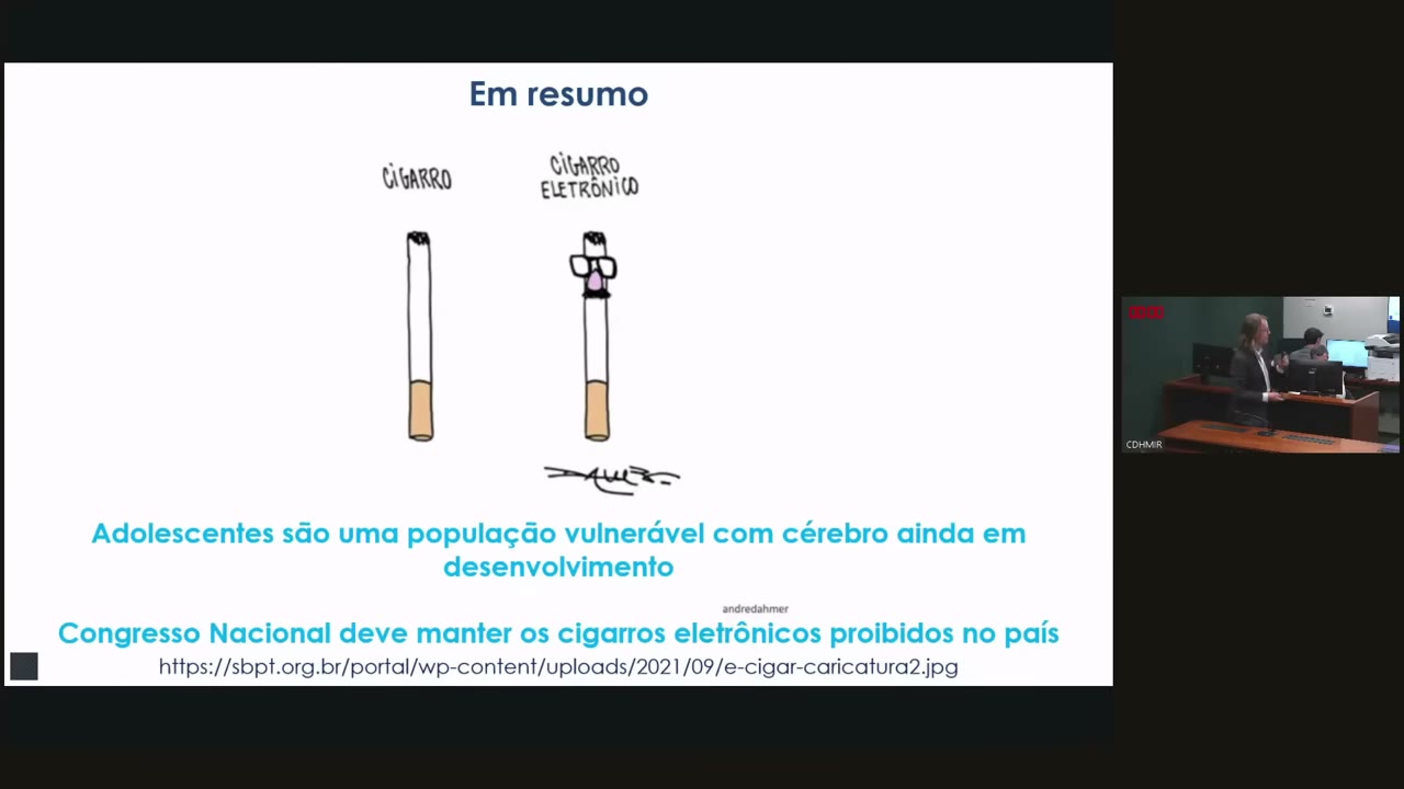 Vídeo do evento em 1:01:43