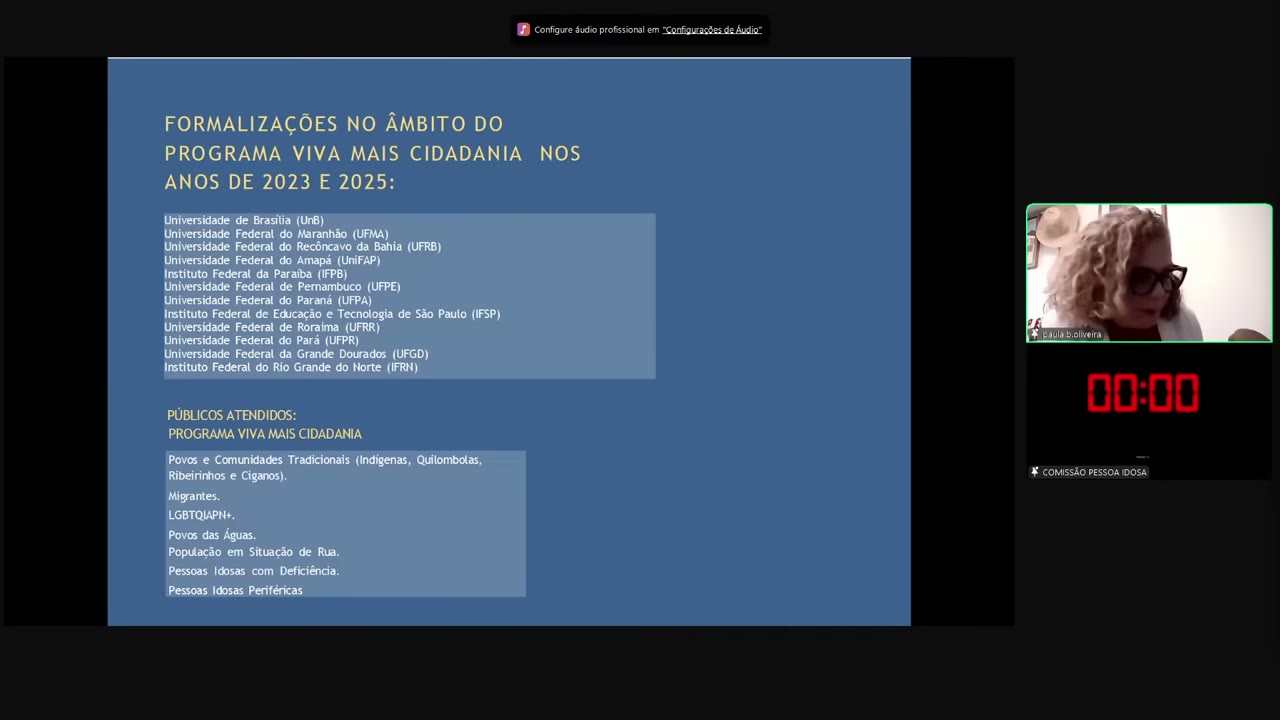 Vídeo do evento em 32:45