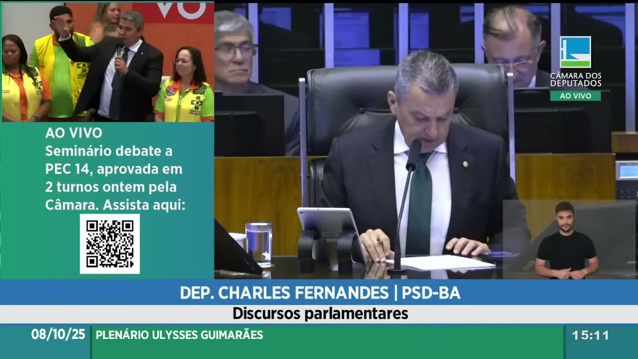 Vídeo do evento em 1:13:09