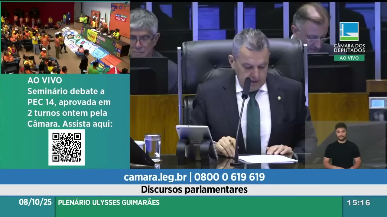 Vídeo do evento em 1:17:25