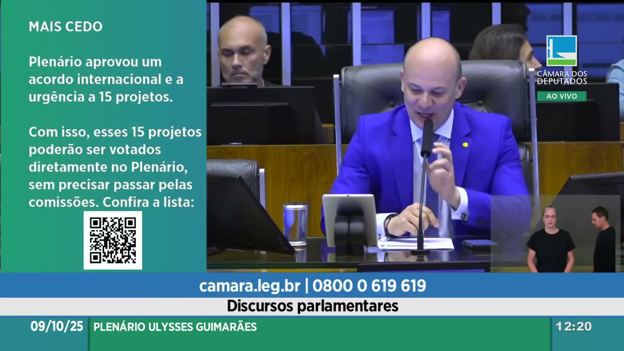 Vídeo do evento em 54:23