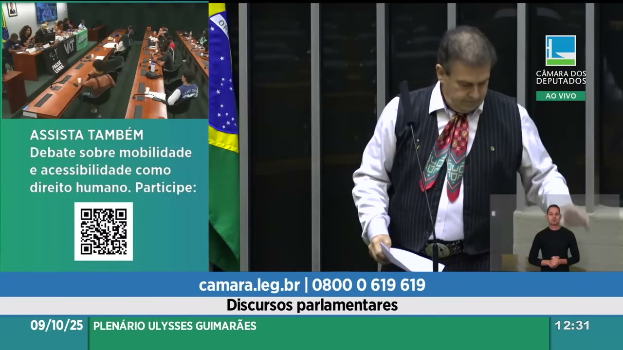 Vídeo do evento em 1:05:15