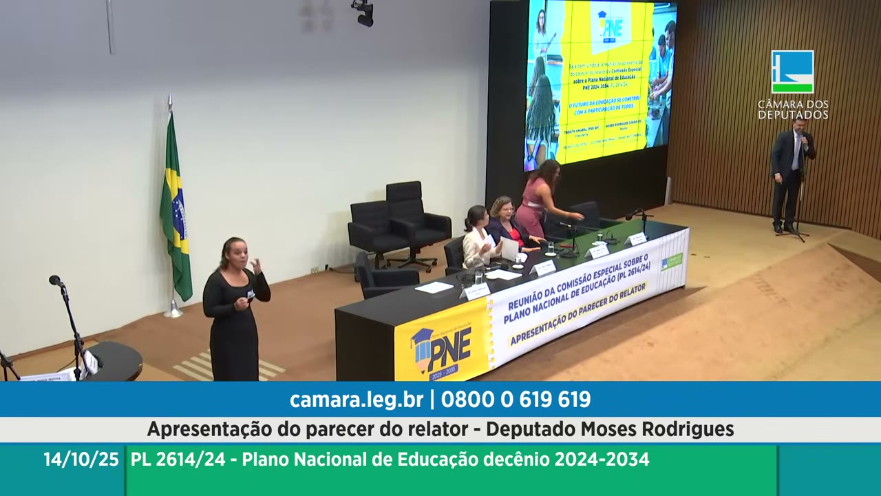 Vídeo do evento em 1:05:49