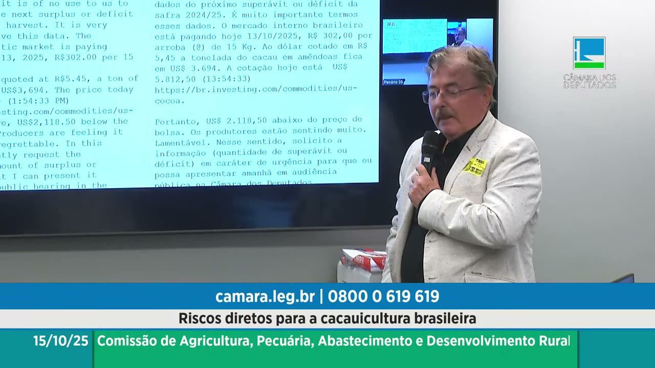 Vídeo do evento em 1:07:21