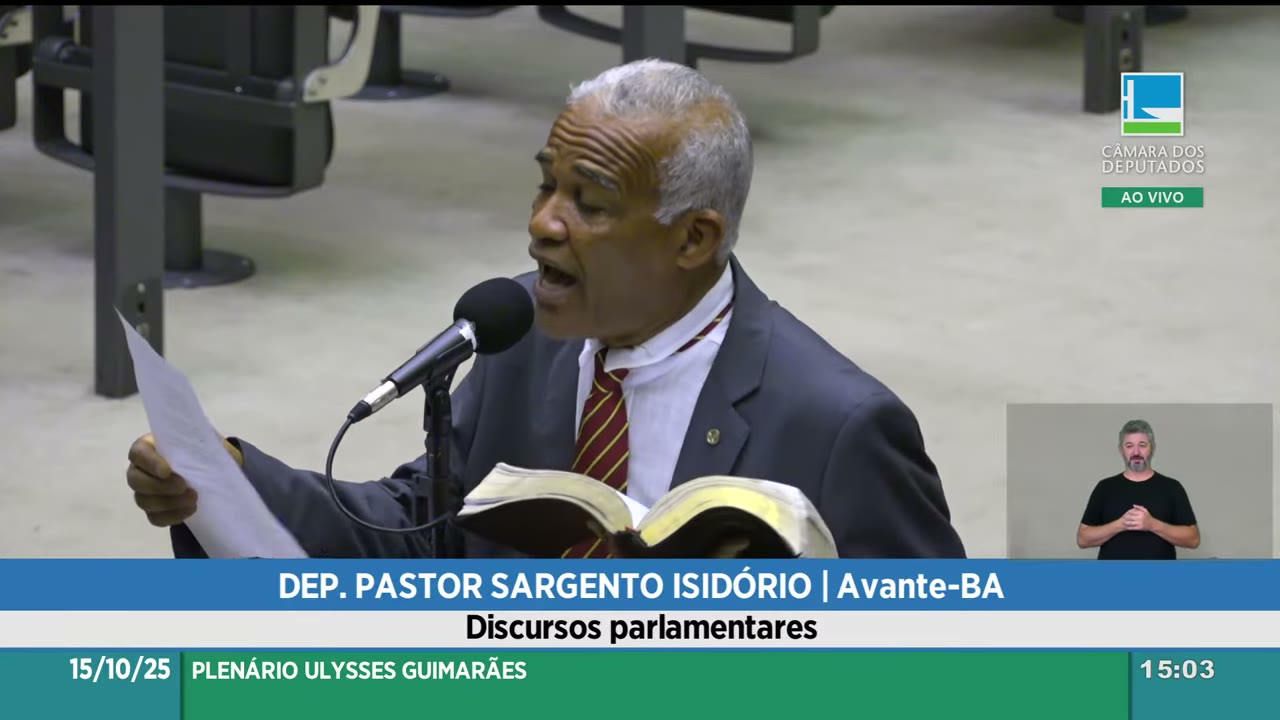 Vídeo do evento em 1:01:25