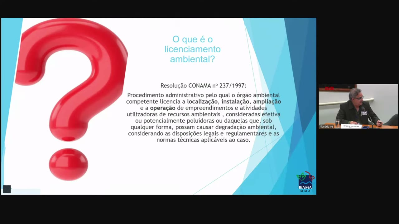 Vídeo do evento em 1:08:18