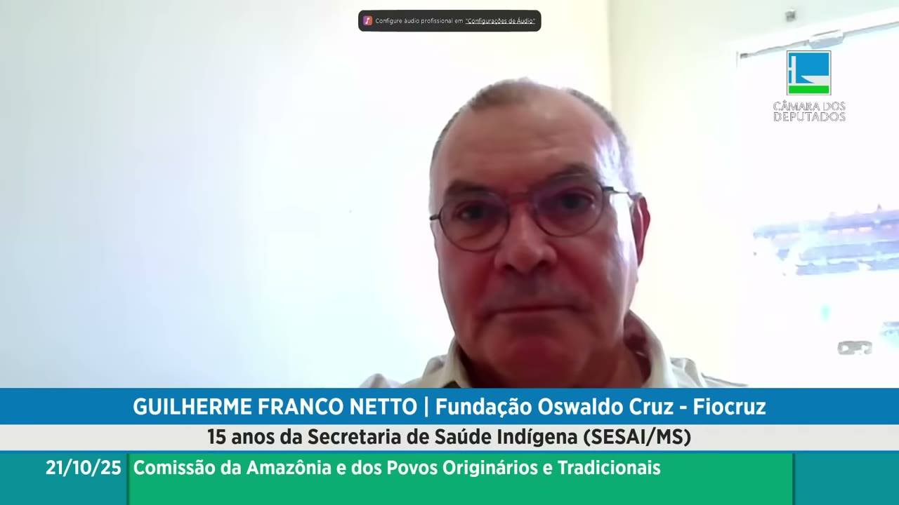 Vídeo do evento em 1:20:55