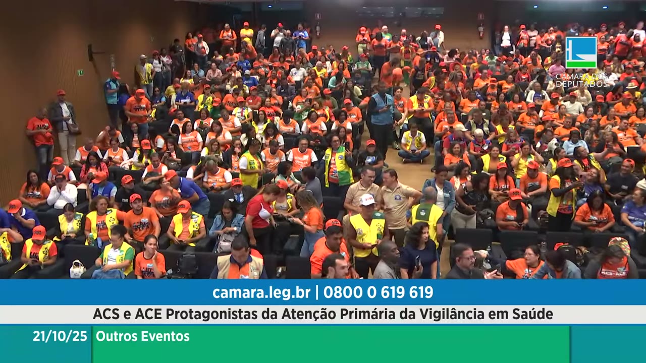 Vídeo do evento em 2:05:17