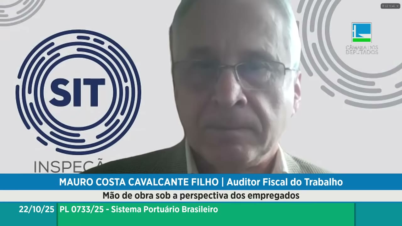 Vídeo do evento em 1:08:40